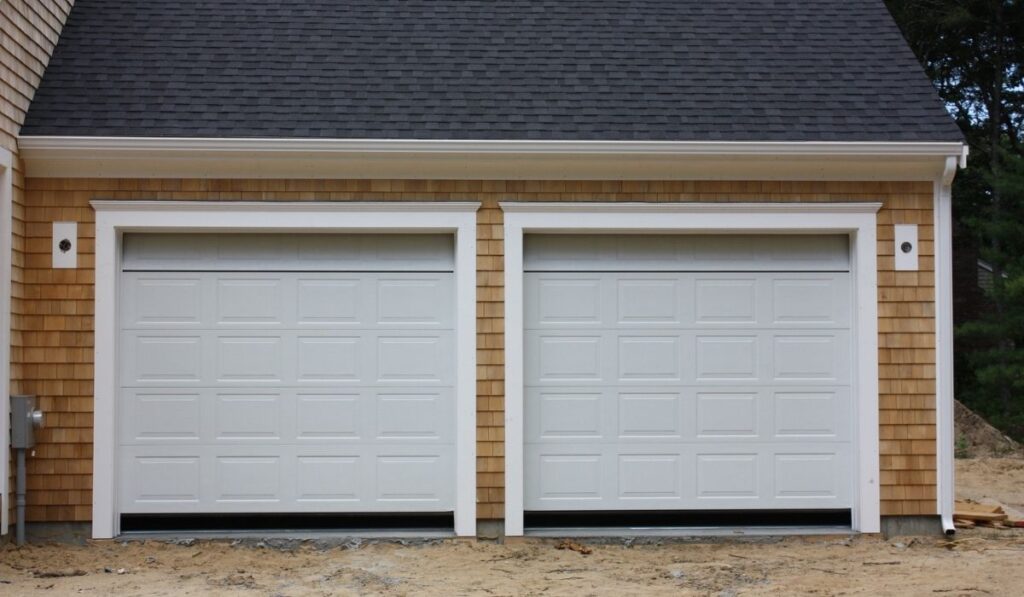 New 2 car garage