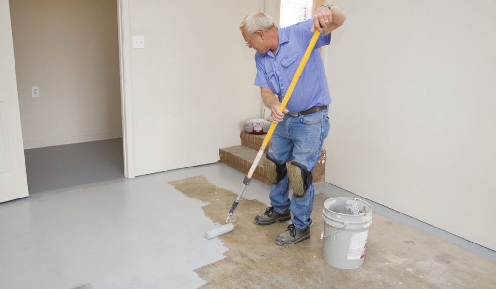 Painting garage floor 