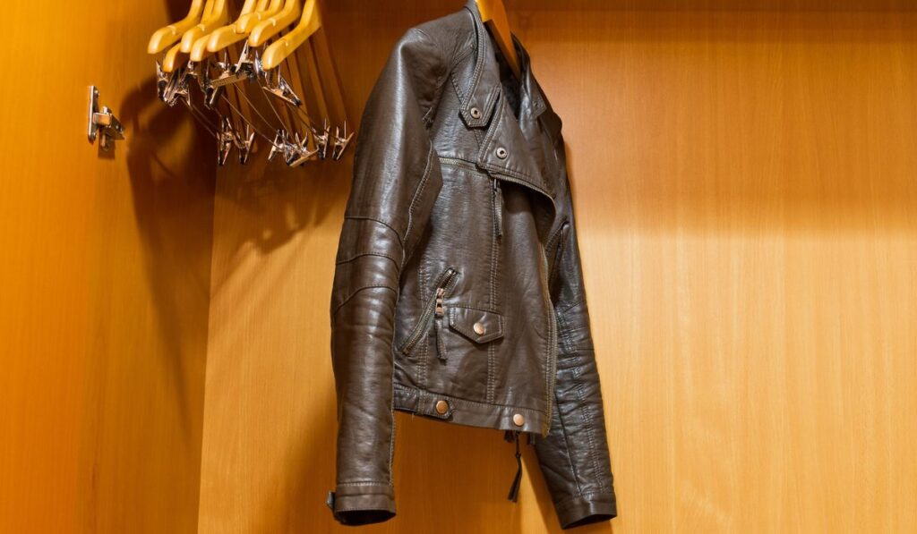 A leather jacket 