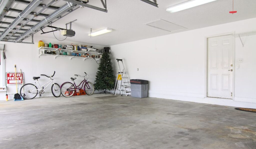 Almost empty garage