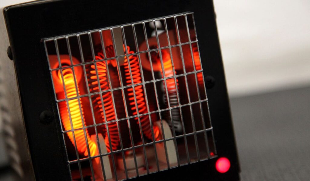 Hot Coils in a Space Heater 